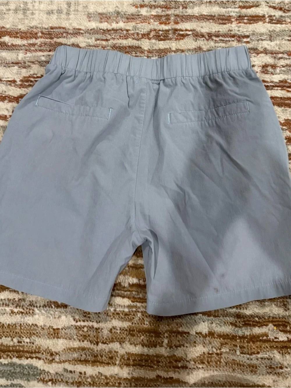 Light Gray Kids Shorts with Logo